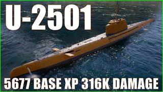 German Submarines U-2501 World of Warships Wows Sub Gameplay Guides