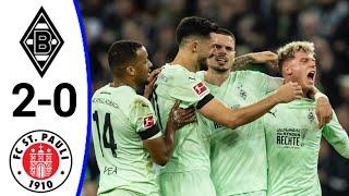 Mönchengladbach vs FC St. Pauli (2-2) All Goals and Extended Highlights