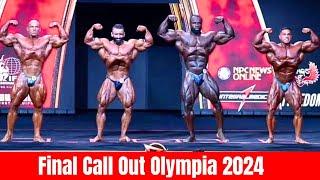 Olympia 2024 Live Final Call Out Hadi Choopan VS Samson Dauda VS Derek Lunsford