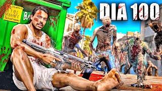 Eu Sobrevivi 100 DIAS em um Apocalipse Zumbi no GTA 5 - O FILME