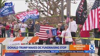 Donald Trump makes Orange County fundraising stop