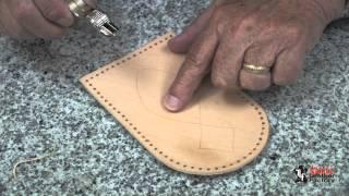 Craftool Adjustable V-Gouge Leather Tutorial