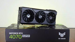 Review - ASUS TUF Gaming GeForce RTX 4070 SUPER 12GB GDDR6X OC Edition