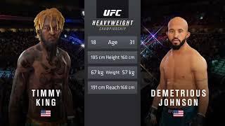 Fighting UFC Mt Rushmore (Fight 3:King vs Demetrious Johnson)