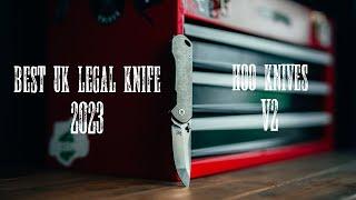 The BEST UK LEGAL Pocket Knife 2023. Hoo Knives V2 (UK Legal EDC Knife)