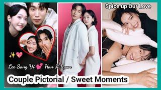 Lee Sang Yi and Han Ji Hyun Couple Photoshoot / Sweet Moments | Spice Up Our Love 2024 KDrama