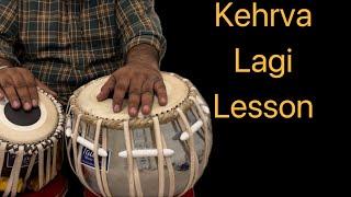 Learn Kehrva Lagi, Variations, Utahan, Tihaee Tabla lesson Keherwa