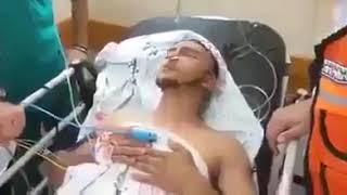 Ali Banat he was reciting Qur'an Last moments 