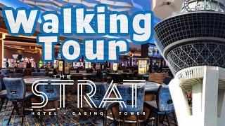 Let’s tour a Vegas hotel you probably haven’t seen!   Strat Walkthrough 2025 #thestrat #vegas