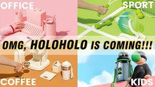 OMG! The HOLOHOLO is finally here!!!  Let’s enjoy the fun of drinking water!