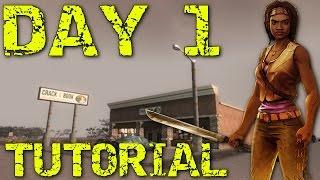 7 DAYS TO DIE PS4/ Xbox Tips and Gameplay Tutorial - how to day one playthrough  - console -