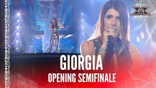 Giorgia canta nell'Opening della Semifinale | X Factor 2024