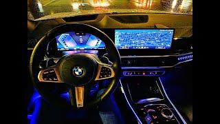 2024 BMW X5 xDrive30d - 4K POV Night Drive (Binaural Audio)