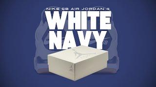 WHITE NAVY 2025 Nike SB's Air Jordan 4 | DETAILED LOOK + PRICE