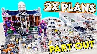 Double LEGO X-Mansion Part Out & Plans!