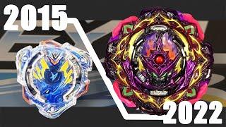 The FIRST Beyblade Burst Release VS the LAST Beyblade Burst Release - 7+ Years of Evolutions!