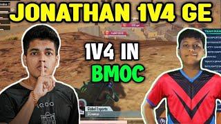 Jonathan 1v4 Global Esports in Bmoc grind final  Jonathan pure 1v4 Ge