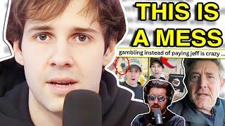 DAVID DOBRIK IN MORE TROUBLE (spending $$$ + jason drama)