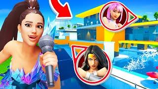 CACHE CACHE dans la Maison d'ARIANA GRANDE sur FORTNITE