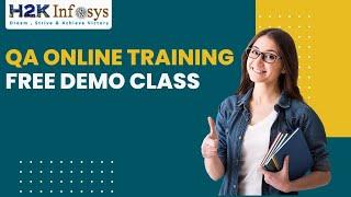 Live QA Online Training Free Demo | Software Testing Online Training | online training by H2Kinfosys