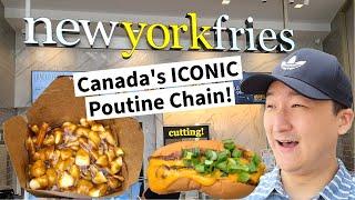 Trying One of Canada's Biggest POUTINE Chains! NEW YORK FRIES