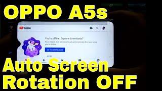 How to Turn OFF Auto Screen Rotation in 2 Ways on OPPO A5s | OPPO A5s TIps & Tricks