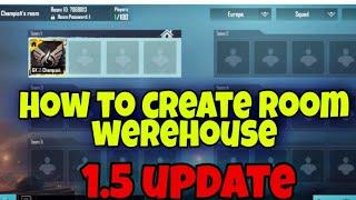 how to create room werehouse | pubg create room problem | tdm room create problem pubg