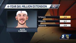 Thunder and Alex Caruso agree to 4-year contract extension