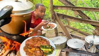 This Is how To Survive In Jamaica Cooking My Dinner The Cheapest Way |OUTSIDE COOKING|