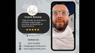 𝐎𝐮𝐫 𝐂𝐥𝐢𝐞𝐧𝐭 𝐑𝐞𝐯𝐢𝐞𝐰 𝐟𝐨𝐫 𝐇𝐚𝐣𝐣 𝐔𝐦𝐫𝐚𝐡 𝟒𝐮 #trending #foryou #subscribe #like #review #umrah #shortvideo