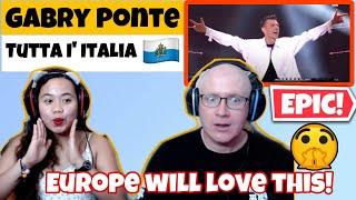 Gabry Ponte - Tutta l'Italia | San Marino Eurovision Reaction