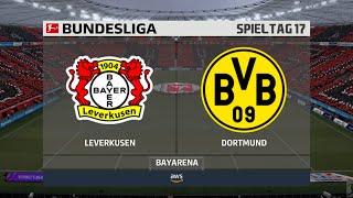 Bayer 04 Leverkusen : Borussia Dortmund 17. Spieltag  FIFA 21 Bundesliga  Gameplay Deutsch