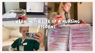 week in the life of a nursing student | lab, pharmacology, health assessment, fundamentals