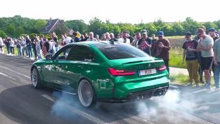 BEST OF BMW M Sounds 2024 ! BURNOUTS, 800HP Single Turbo M3, M5 G90, Turbo E30, 900HP M5 F10