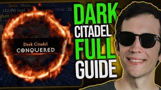 Diablo 4 - THE FULL CLEAR DARK CITADEL RAID GUIDE!