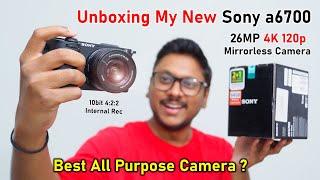 Best All Purpose Camera 2024..?Unboxing My New Sony A6700 26MP APS-C Mirrorless Camera