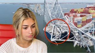 New Baltimore Bridge Collapse Footage!  (Reaction)