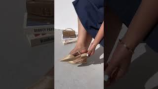 Golden moments  #shortvideo #accessorie #maroc #shoes #heels #sandals #fashion #ootd #beauty
