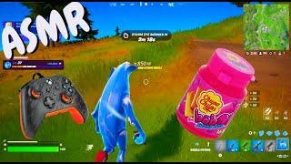 ASMR relaxing whispers fortnite bubble-gum chewing