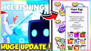 (LIVE)ICE FISHING & HYPE EGGS in PETS GO UPDATE 9!! (Roblox)