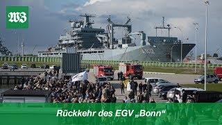Rückkehr des EGV "Bonn" | Wilhelmshavener Zeitung