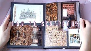 How to Scrapbook | DIY Travel Journal Tutorial