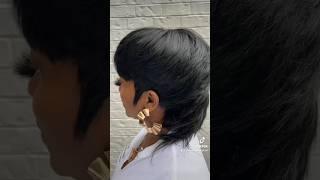 Quick Weave! We Hawked It Moe!#hair #shorthair #hairstylist #beautiful #atlanta #blackhair ##hair