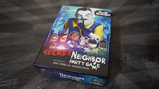 UNBOXING HELLO NEIGHBOR MULTIPLAYER BOARD GAME TOY ASMR