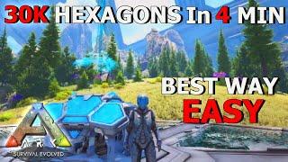 (UPDATED) How To Farm Hexagons Fast 30K IN 4 MIN! | Genesis 2 | ARK Survival Evolved