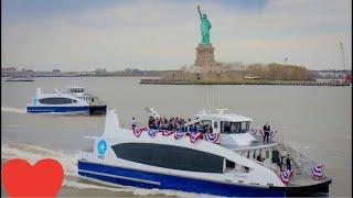 Live New York City: Ride From Brooklyn Ferry Commute To The Bronx | Times Square( @Thananda's World)