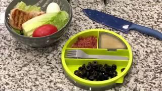 Pampered Chef Salad Cutting Bowl Demonstration