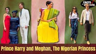 Harry and Meghan Shine in Nigeria  +  Meghan , The Nigerian Princess