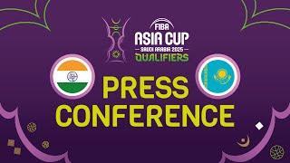 India v Kazakhstan - Press Conference - FIBA Asia Cup 2025 Qualifiers