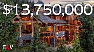 Inside This $13,750,000 Whistler LUXURY Ski Chalet - EV Exclusive